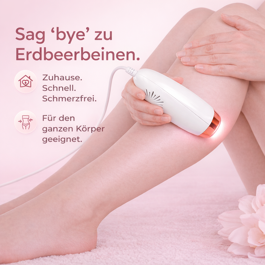 Glownetz. IPL Laser - Permanente Haarentfernung in nur 8 Wochen